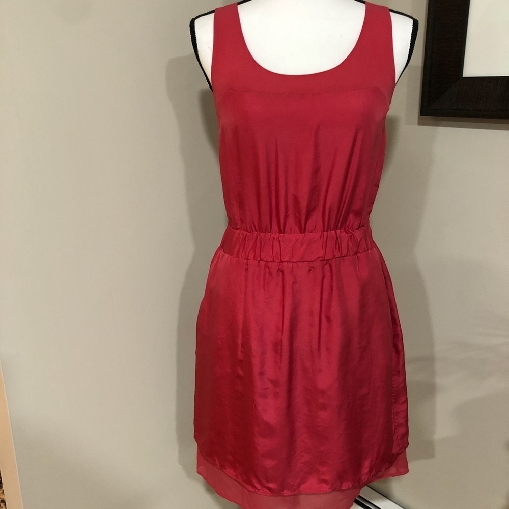 *BANANA REPUBLIC* Pink Sleeveless Sheath Dress Size 0 NWT